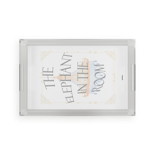 Elegant Acrylic Serving Tray