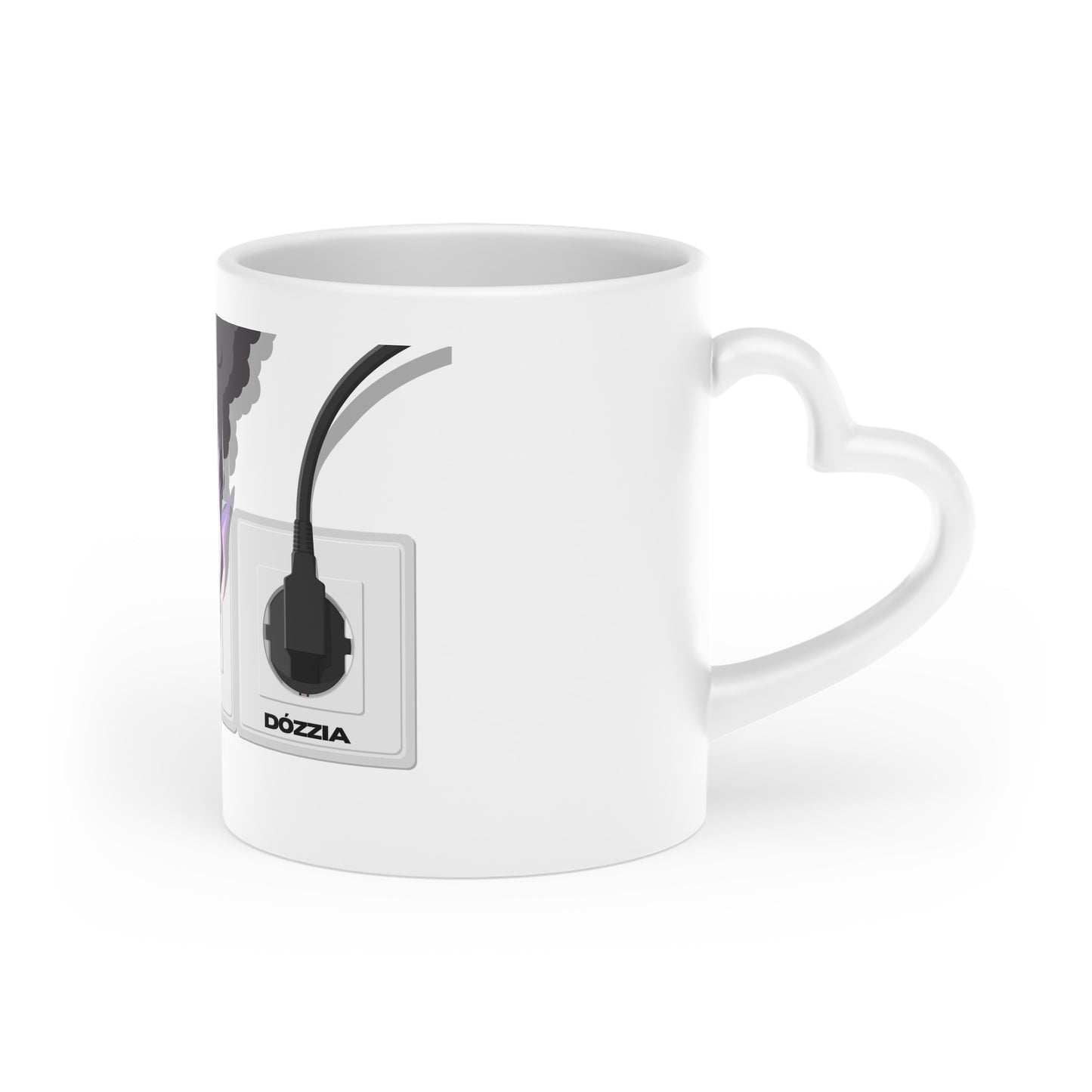 Good morning heart mug -