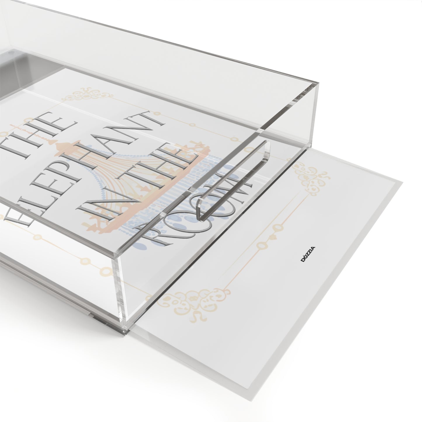 Elegant Acrylic Serving Tray