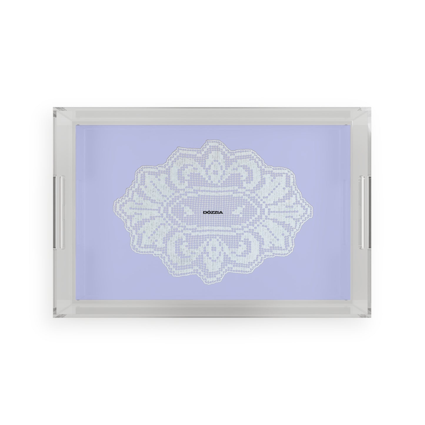 Elegant Acrylic Serving Tray -