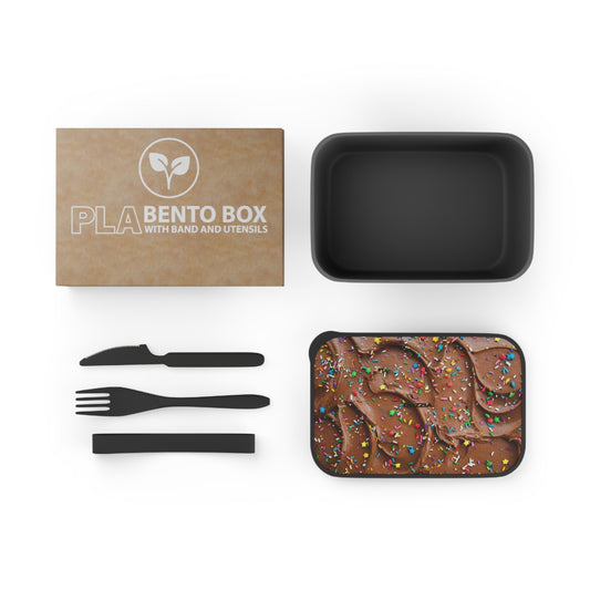 Chocolate Bento Box with Utensils