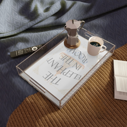 Elegant Acrylic Serving Tray